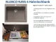 BLANCO Kchensple Naya 6 Silgranit PuraDurII Granitsple / Einbausple mit Handbettigung