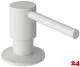 DAMIXA Seifenspender Silhouet Splmittelspender / Dispenser Mattweiss (484812100)