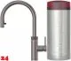 QUOOKER FLEX Combi B Einhebelmischer Zugauslauf Gunmetal PVD & 100C Armatur Kochendwasserhahn (COMBIFXRGME)