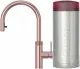 QUOOKER FLEX Combi B Einhebelmischer Zugauslauf Kupfer Rose' PVD & 100C Armatur Kochendwasserhahn (COMBIFXRRCO)