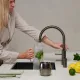QUOOKER FUSION Round Gunmetal PVD COMBI B mit CUBE 2 *Der Wasserhahn, der alles kann! (COMBIFNRGMECUBE)
