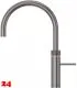 QUOOKER FUSION Round Festauslauf Gunmetal PVD Kchenarmatur mit 5 in 1 Funktion und elektronischer Steuerung (FNRGME) {NUR Armatur}