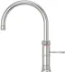 QUOOKER CLASSIC FUSION Round Festauslauf Voll Edelstahl Kchenarmatur mit 5 in 1 Funktion und elektronischer Steuerung Nostalgieoptik (CFNRSST) {NUR Armatur}