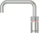 QUOOKER NORDIC Square Festauslauf Voll Edelstahl Single Tap mit 3 in 1 Funktion und elektronischer Steuerung (NSSSST) {NUR Armatur}