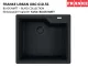 FRANKE Kchensple Urban UBG 610-56 Fragranit+ Einbausple / Granitsple Black Matt - Black Collection