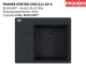FRANKE Kchensple Centro CNG 611-62A Fragranit+ Einbausple / Granitsple Black Matt - Black Collection