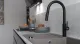 FRANKE Kchenarmatur Pescara Slide in Einhebelmischer Black Matt mit Zugauslauf und Brausefunktion 180 schwenkbarer Auslauf