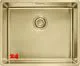 FRANKE Design K�chensp�le Mythos Masterpiece BXM 210/110-50 Edelstahlsp�le Gold F-INOX 3 in 1 Siebkorb als Stopfenventil