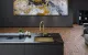 FRANKE Design K�chensp�le Mythos Masterpiece BXM 210/110-50 Edelstahlsp�le Gold F-INOX 3 in 1 Siebkorb als Druckknopfventil
