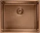 FRANKE Design K�chensp�le Mythos Masterpiece BXM 210/110-50 Edelstahlsp�le Copper F-INOX 3 in 1 Siebkorb als Druckknopfventil