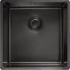 FRANKE Design K�chensp�le Mythos Masterpiece BXM 210/110-40 Edelstahlsp�le Anthracite F-INOX 3 in 1 Siebkorb als Druckknopfventil