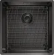 FRANKE Design K�chensp�le Mythos Masterpiece BXM 210/110-40 Edelstahlsp�le Anthracite F-INOX 3 in 1 Siebkorb als Druckknopfventil