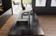 FRANKE Design K�chensp�le Mythos Masterpiece BXM 210/110-40 Edelstahlsp�le Anthracite F-INOX 3 in 1 Siebkorb als Druckknopfventil