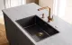 FRANKE Design K�chensp�le Mythos Masterpiece BXM 210/110-68 Edelstahlsp�le Anthracite F-INOX 3 in 1 Siebkorb als Stopfenventil