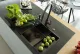 FRANKE Design K�chensp�le Mythos Masterpiece BXM 210/110-68 Edelstahlsp�le Anthracite F-INOX 3 in 1 Siebkorb als Druckknopfventil