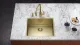FRANKE Design K�chensp�le Mythos Masterpiece BXM 210/110-68 Edelstahlsp�le Gold F-INOX 3 in 1 Siebkorb als Druckknopfventil