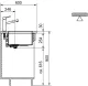 FRANKE Design K�chensp�le Mythos Masterpiece Premium BXM 210/110-68 Edelstahlsp�le Anthracite F-INOX 3 in 1 Siebkorb als Druckknopfventil