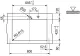 FRANKE Design K�chensp�le Mythos Masterpiece Premium BXM 210/110-68 Edelstahlsp�le Anthracite F-INOX 3 in 1 Siebkorb als Druckknopfventil