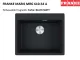 FRANKE Kchensple Maris MRG 610-54 A HLB Fragranit+ Granitsple / Einbausple mit Siebkorb als Druckknopfventil