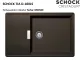 SCHOCK Kchensple Tia D-100LS Cristadur Nano-Granitsple / Einbausple mit Drehexcenter
