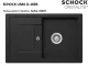 SCHOCK Kchensple Lima D-100S Cristalite Granitsple / Einbausple Basic Line mit Drehexcenter