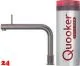 QUOOKER FRONT VAQ PRO3 Einhebelmischer Gunmetal PVD & 100C Armatur Kochendwasserhahn (PRO3FTGME)