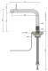 QUOOKER FRONT Combi B Einhebelmischer Gunmetal PVD & 100C Armatur Kochendwasserhahn (COMBIFTGME)