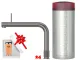 QUOOKER FRONT Combi B Einhebelmischer Gunmetal PVD & 100�C Armatur Kochendwasserhahn (COMBIFTGME)