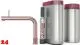 QUOOKER FRONT Kupfer Rose' PVD COMBI (+) B mit CUBE 2 *Der Wasserhahn, der alles kann! (COMBI+FTRCOCUBE)