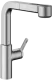 KWC Kchenarmatur Ava 2.0 10.461.002.177FL Einhebelmischer Brushed Steel mit Zugauslauf und Brausefunktion (125375)