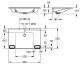 KWC PROFESSIONAL MEDCARE Einzelwaschtisch ANMW0046 Waschtisch MIRANIT fr Wandmontage unterfahrbar Barrierefrei* fr Rollstuhlfahrer geeignet
