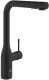 ✅ GROHE Kchenarmatur Essence Phantom Black Einhebelmischer Schwarz matt mit Zugauslauf und Brausefunktion (30504KF0)