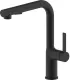 AQUACUCINA K�chenarmatur Amari 30001-S Einhebelmischer Matt Schwarz mit Schlauchbrause