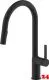 AQUACUCINA K�chenarmatur Amari 30006-S Einhebelmischer Matt Schwarz mit Schlauchbrause