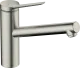 HANSGROHE Kchenarmatur Zesis M33 Edelstahl Finish Einhebelmischer 150 mit Festauslauf, 1jet (74802800)