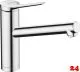HANSGROHE Kchenarmatur Zesis M33 Chrom Einhebelmischer 160 mit Festauslauf fr Vorfenstermontage, 1jet (74805000)