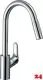 HANSGROHE Kchenarmatur Focus M41 Chrom Einhebelmischer 240 EcoSmart mit Ausziehbrause, 2jet (31833000)