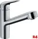 HANSGROHE Kchenarmatur Focus M42 Chrom Einhebelmischer 150 EcoSmart mit Ausziehauslauf, 1jet (71865000)