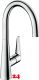 HANSGROHE Kchenarmatur Talis M51 Chrom Einhebelmischer 260 mit Festauslauf, 1jet Niederdruck (72812000)