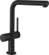 HANSGROHE Kchenarmatur Talis M54 Mattschwarz Einhebelmischer 270 Festauslauf mit Gerteabsperrventil, 1jet (72827670)