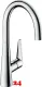 HANSGROHE Kchenarmatur Talis M51 Chrom Einhebelmischer 260 EcoSmart mit Festauslauf, 1jet (72816000)