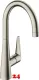 HANSGROHE Kchenarmatur Talis M51 Edelstahl Finish Einhebelmischer 260 EcoSmart mit Festauslauf, 1jet (72816800)