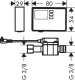 HANSGROHE F23 Durchflussmesser fr Aqittura M91 FilterSystem (76828000)