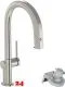 HANSGROHE Kchenarmatur Aqittura M91 Edelstahl Finish FilterSystem 210 mit Ausziehauslauf, 1jet, sBox (76826800)