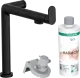 HANSGROHE Kchenarmatur Aqittura M91 Mattschwarz FilterSystem 240 mit Festauslauf, 1jet, Starter Set (76802670)