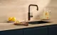QUOOKER FLEX SQUARE Zugauslauf Gunmetal PVD Combi B mit CUBE 2 *Der Wasserhahn, der alles kann! (COMBIFXSGMECUBE)