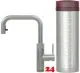 QUOOKER FLEX SQUARE VAQ PRO3 Einhebelmischer Zugauslauf Edelstahl & 100C Armatur Kochendwasserhahn (PRO3FXSSST)
