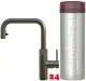 QUOOKER FLEX SQUARE VAQ PRO3 Einhebelmischer Zugauslauf Gunmetal PVD & 100C Armatur Kochendwasserhahn (PRO3FXSGME)