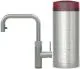 QUOOKER FLEX SQUARE COMBI B Einhebelmischer Zugauslauf Edelstahl & 100C Armatur Kochendwasserhahn (COMBIFXSSST)