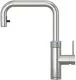 QUOOKER FLEX SQUARE COMBI (+) B Einhebelmischer Zugauslauf Edelstahl & 100�C Armatur Kochendwasserhahn (COMBI+FXSSST)